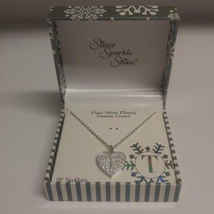 JCP "T" Heart Necklace